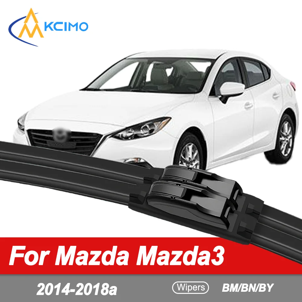 Фото Для Mazda Mazda3 BM/BN/BY 2014-2018 щетки стеклоочистителя 2 шт. - сменные безрамные OEM дворники - всепогодные №1