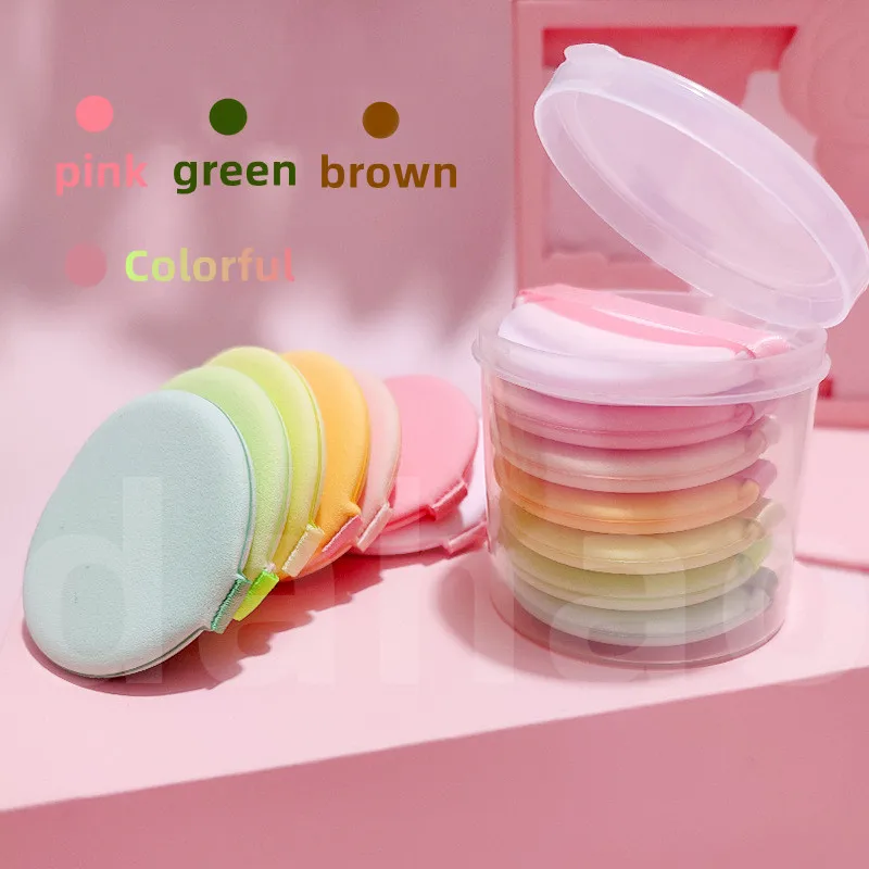 

Newest! 3/7 PCS Makeup Puff Set Cosmetics Round Instruments Make-up for women Blender Sponge Foundation Powder puff Beauty Tools