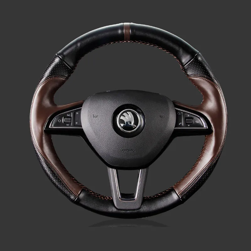 Настраиваемая плетеная рукоятка для Skoda Superb Rapid аксессуары интерьера автомобиля