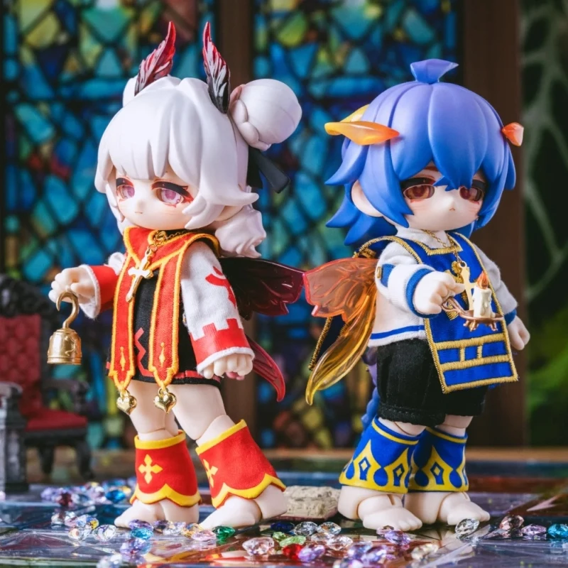 Кукка аниме фигурка модель молитва и судья серия слинг Kawaii Bjd Movabl Joint Action Change Diy