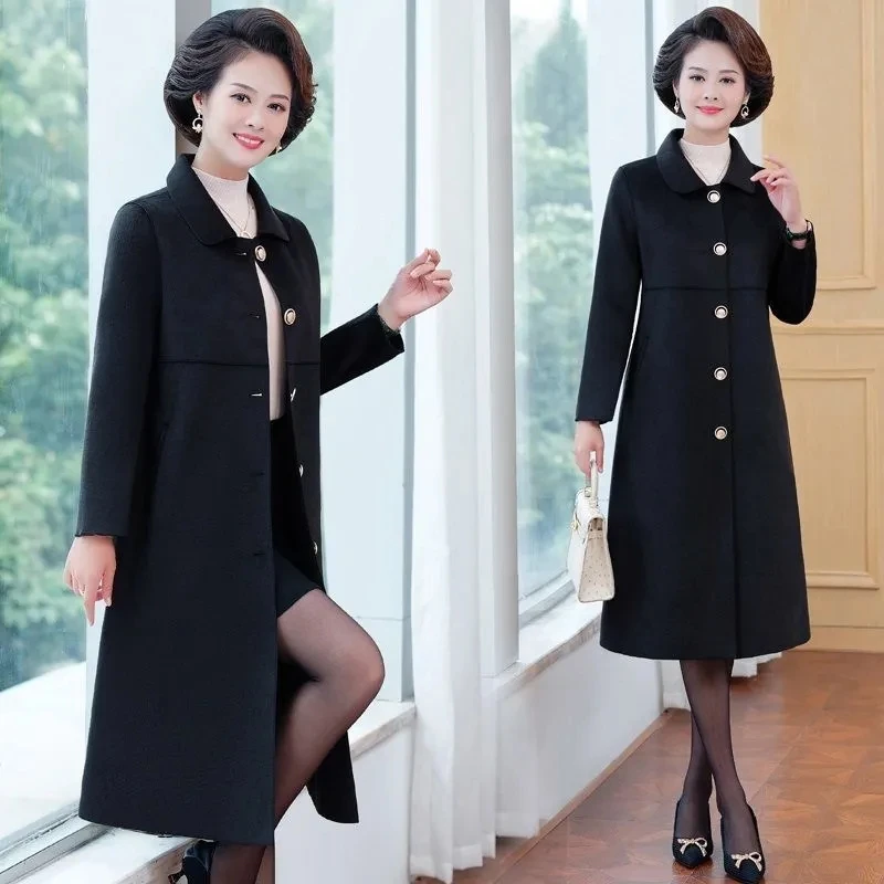 Женское шерстяное пальто новинка сезона осень-зима 2022 модная свободная