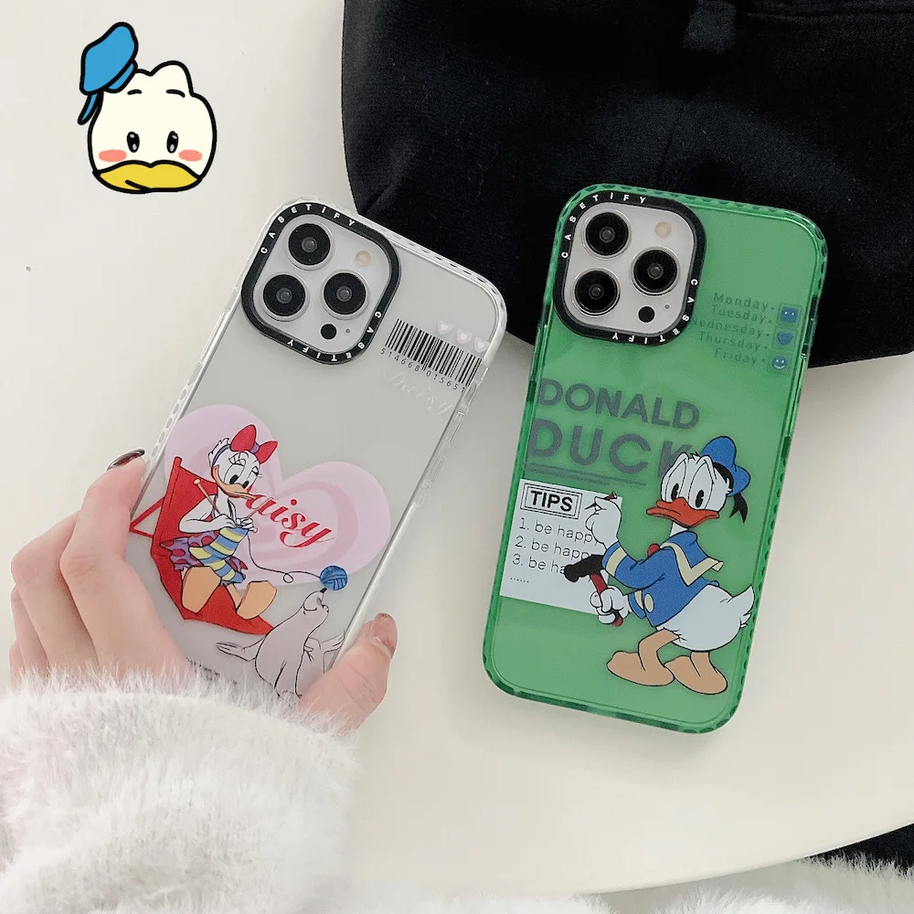 

Trendy Anime Donalds Ducks Phone Case for Iphone 11 12 13 14 Pro Max X Xs Xr 7 8 Plus SE 2020 Fashion Cartoon Anti-fall-Casetify