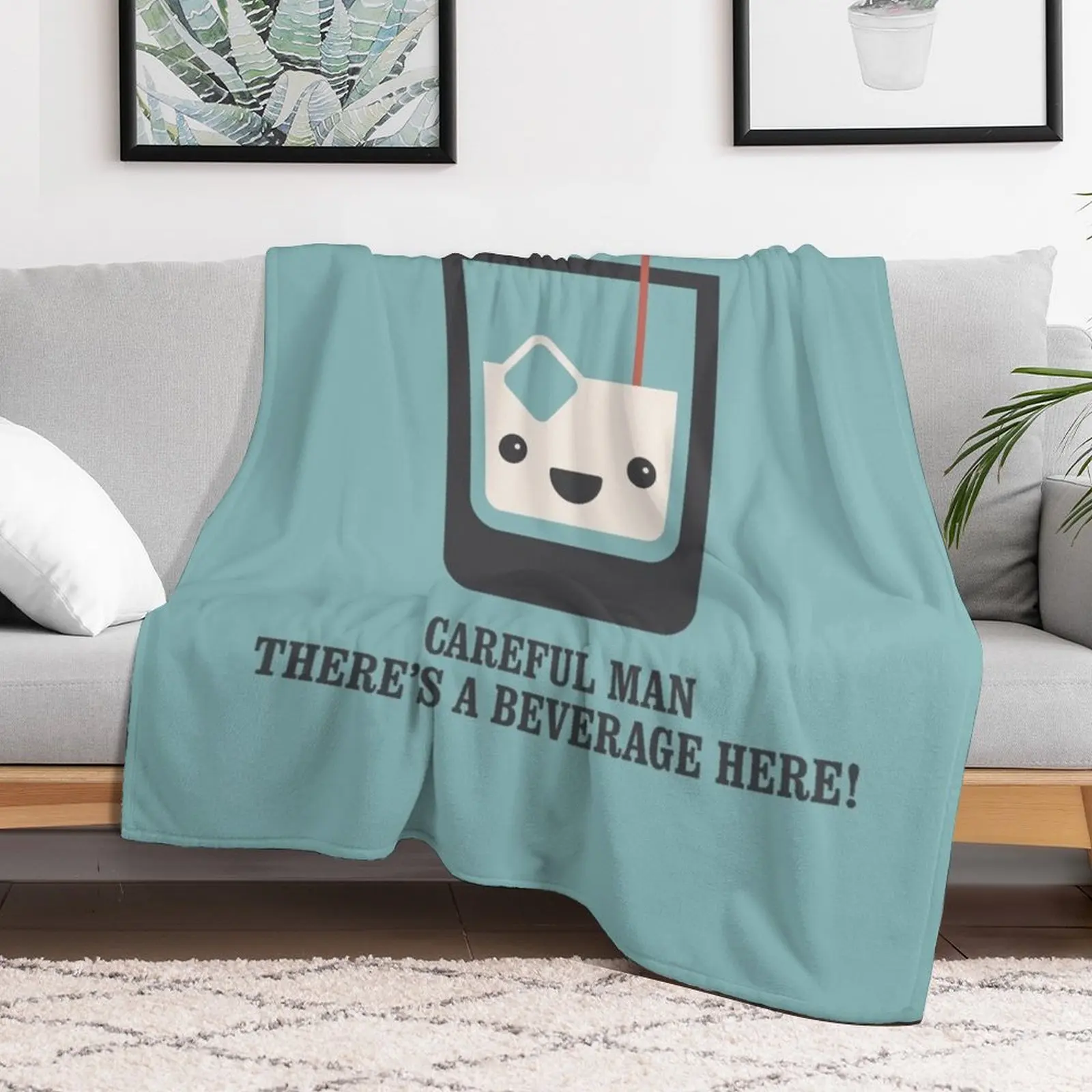 БОЛЬШОЙ ЛЕБОВСКИ-белый русский-аккуратный человек здесь есть напитки! Одеяло для
