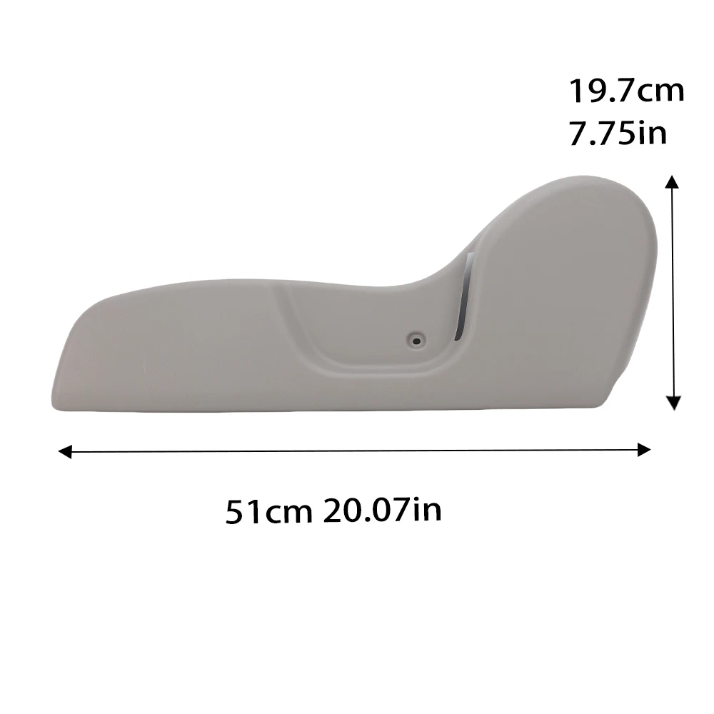 

Боковая панель переключателя переднего сиденья для Toyota Tacoma 2001-2004, накладки на сиденья, ABS, подходит для замены 71812-04010-B2, рамка переключателя сиденья