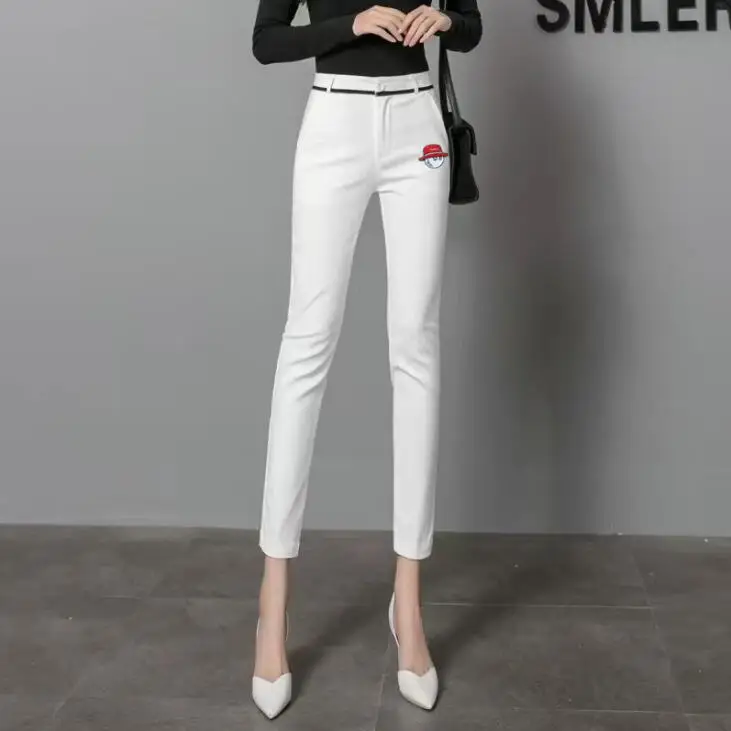 Golf Clothing 2022 Autumn New Women Golf Pant Trousers Women Casual Tennis Cropped Trousers J.LINDEBERG Golf Clothing Golf Pants