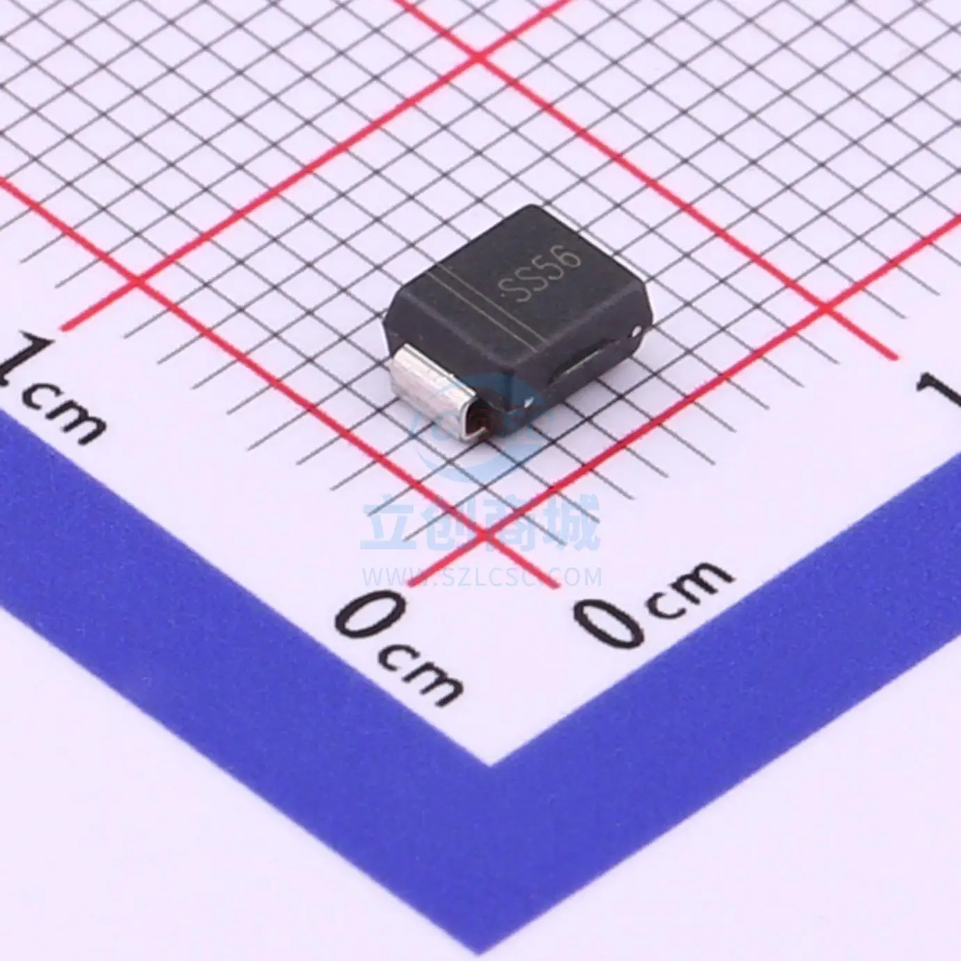 

free shipping 60V 5A 700mV@5A SS56BG50pcs