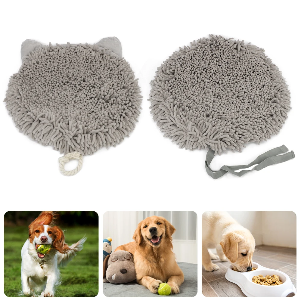 

Leak Food Anti Choking Nose Sniffing Bowl Mat Pet Training Blanket Slowing Feeding Dogs Snuffle Mat Felt Cloth