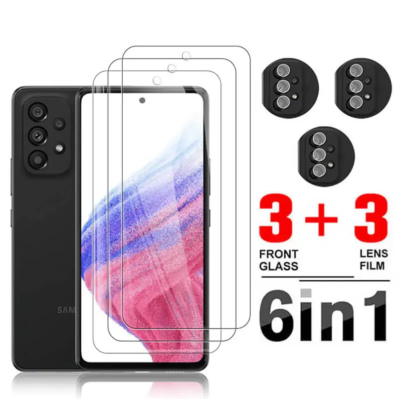 

Camera Lens Glass For Samsung A53 Protective Glass Cover For Samsung A13 A73 A33 A52 A52s A03 A23 A53 5G Screen Protectors Armor