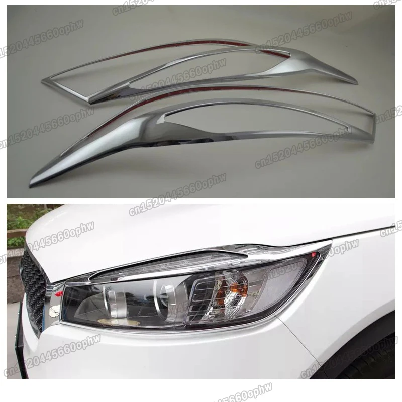

Блестящая серебряная рамка передней фары для Kia Sorento 2015 2016 2017 2018 2019 2020 Prime аксессуары автостайлинг