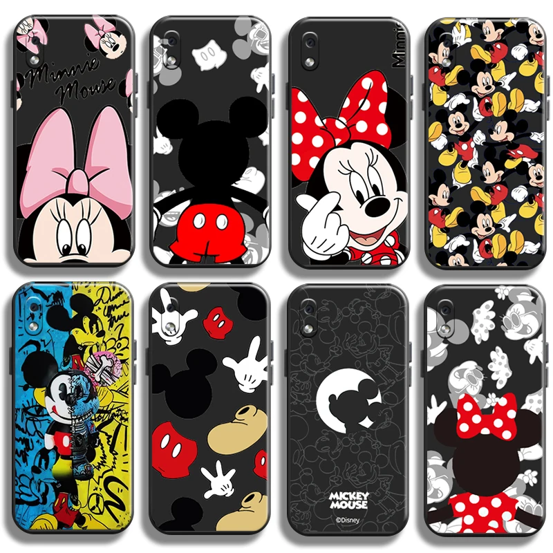 

Disney Mickey Minnie Mouse For Samsung Galaxy A10 A10S Phone Case Funda Soft Black Liquid Silicon Coque TPU Back