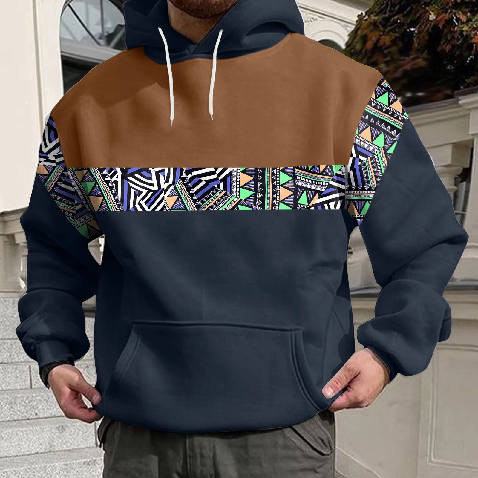 

Raising Sweatshirt Men Winter Spring Casual O Neck Long Sleeve 3D Printed Hooded Sweatshirt Top Blouse Men Hoodie