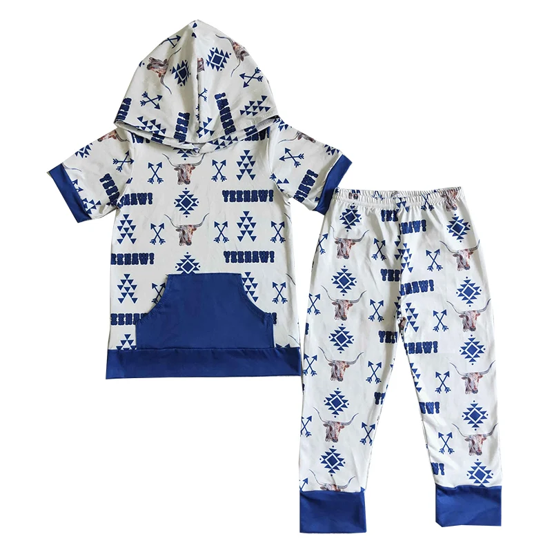 

Boutique kids Комплект с худи Фиолетовый замок призрак принт с длинными рукавами костюмы на Хэллоуин