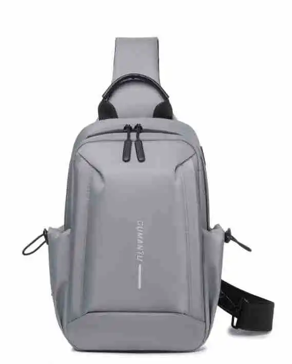 2023 Men Chest Bag Sports Backpack Fashion Versatile Crossbody Bag Outdoor Cycling Black Grey Multi Function Cross Bag for Men