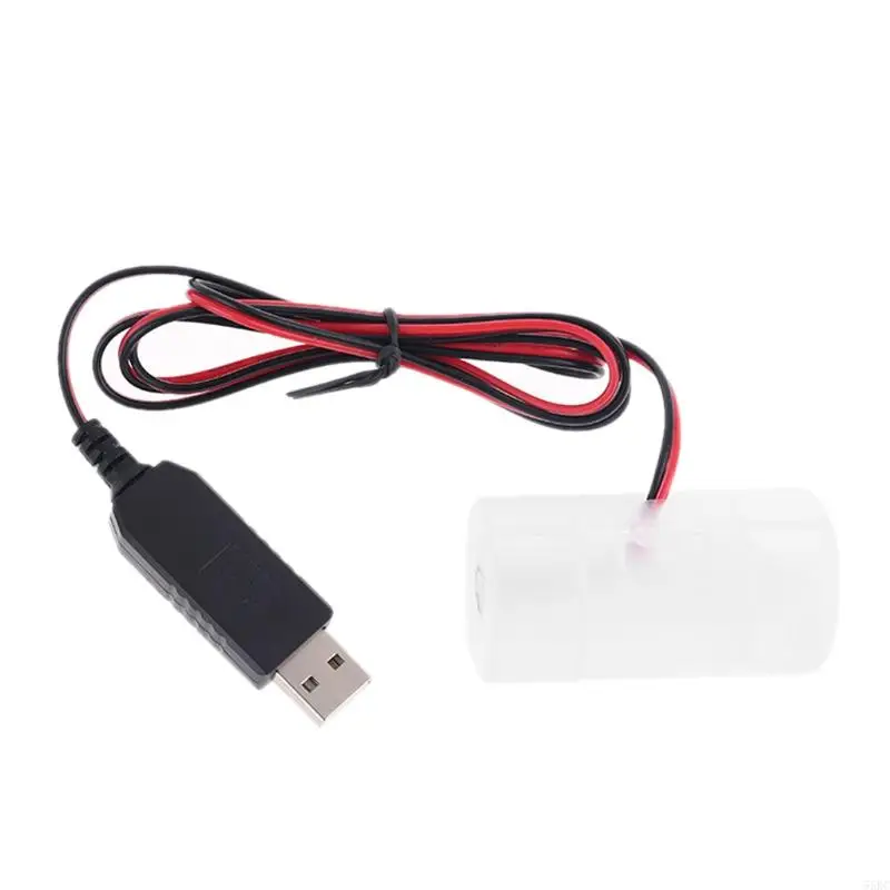 55 -километровый адаптер питания батареи USB может заменить от 1 до 4 шт. 5 В 3 6 d Размер