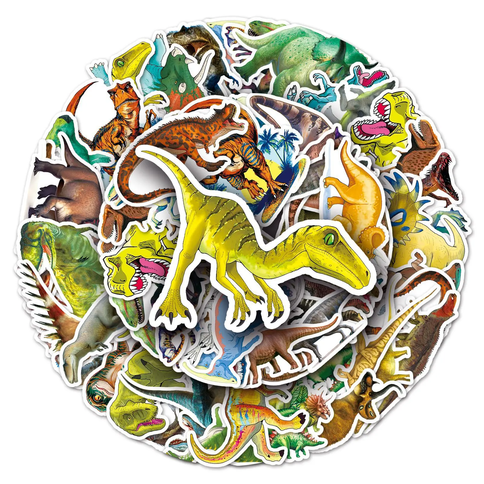 

Dinosaur Animal Stickers Sports Kids Toys Planner Skateboard Kids' Luggage Skate Notebook Car Laptop Notebooks Motorcycle