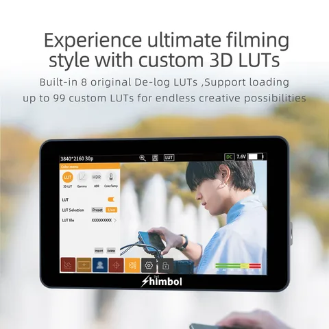 SHIMBOL M5 5.5" профессиональный накамерный монитор 3D LUT сенсорный экран 4K монитор 1200nit HDMI для прямой съемки на цифровую зеркальную камеру