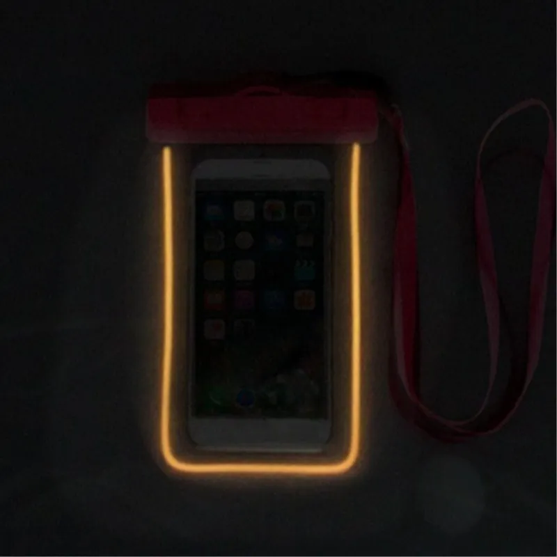 Sealing Waterproof 3.5-6inch Smart Phone Beach Swimming Bag Phone Bags with Strap Protect Bag Dry Pouch Protective Case Cover