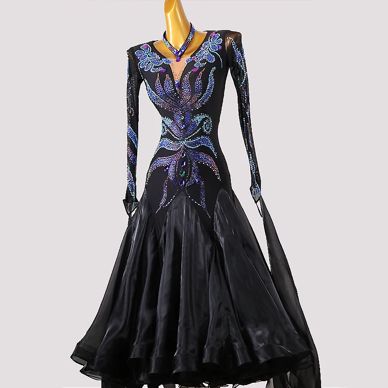 Танцевальный Костюм женский с юбкой для представлений