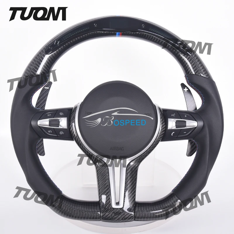 

Автомобильный руль из углеродного волокна для BMW F10 F01 F20 F30 F32 G20 3 серии 5 серии X1 X3 X2 X5 X6, аксессуары