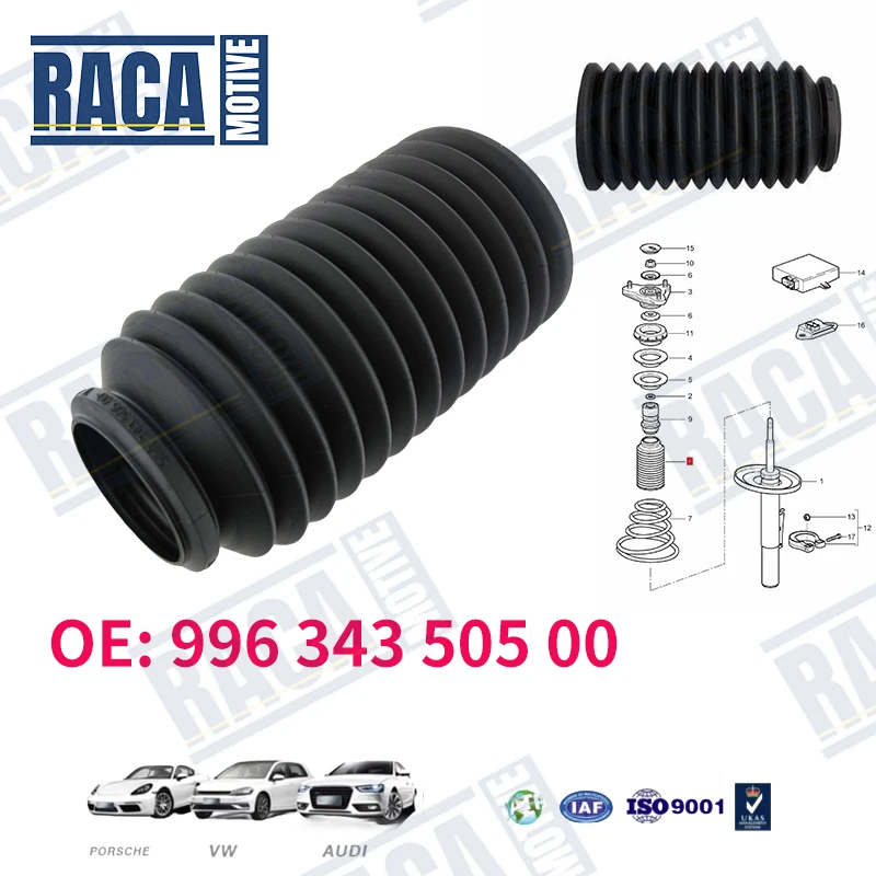 Для Porsche 911 Cayenne Boxster Cayman 1 пара защитных ботинок для амортизатора 99634350500 996 343 505 00