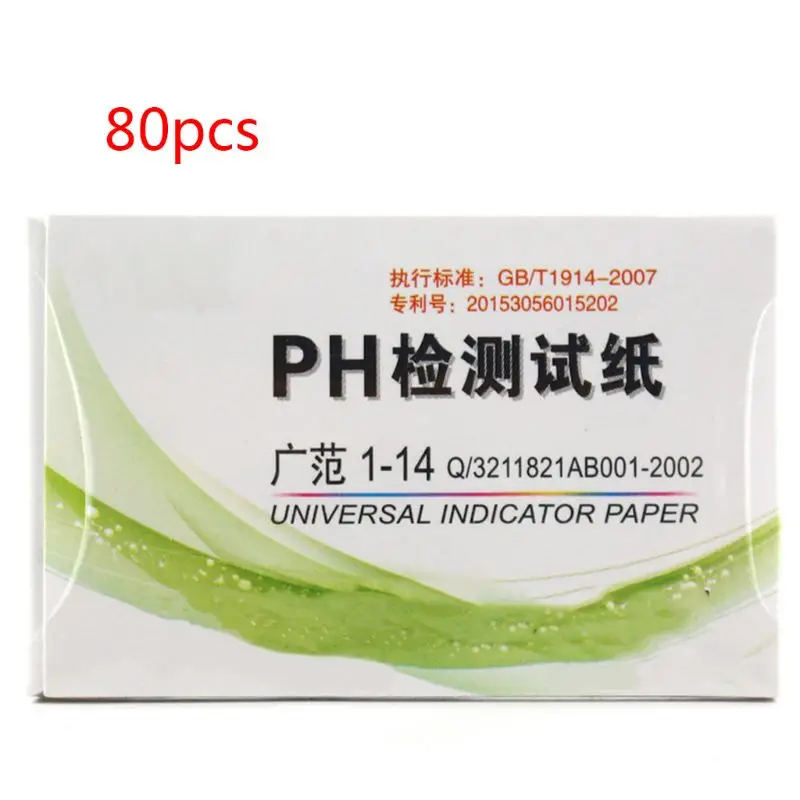 

PH Value 1-14 Alkaline Acid Litmus Testing Paper Tester 80 Strips PH Meters Indicator Paper For Water Aquarium Soils