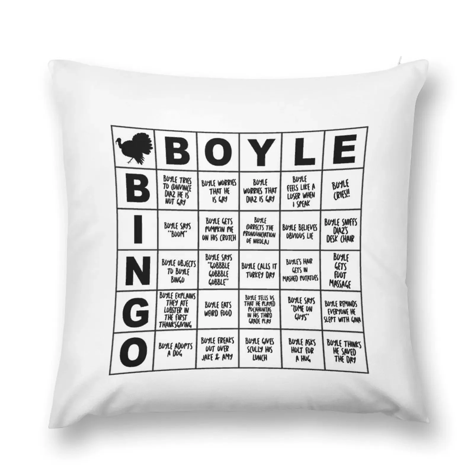 Boyle Bingo - B99 Декоративная подушка Роскошные диванные подушки Прямоугольные