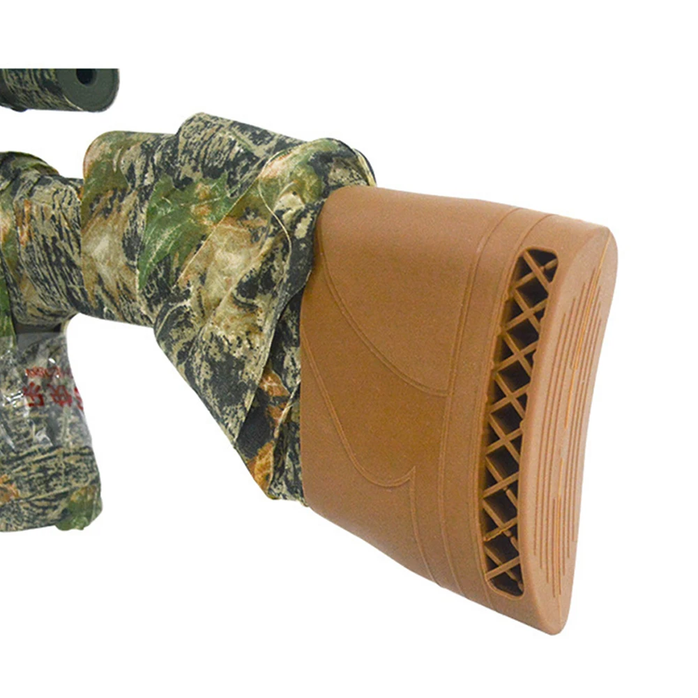 

1-10pcs Rifle Buttstock Rubber Recoil Pad Shock Absorber Anti-Slip Butt Shoulder Protector Outdoor Hunting Shot Training