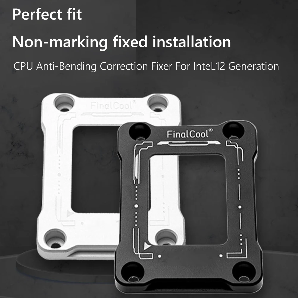 

UK12 CNC Aluminum Alloy CPU Bending Correction Fixing Buckle with Wrench for LGA1700-BCF Intel Gen 12