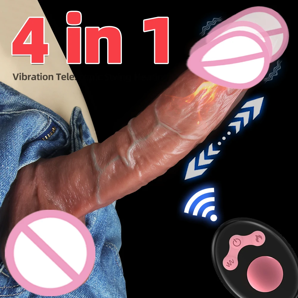 Man Penis Realistic Dildo Rotating Vibrating Male Dick Cock Thrusting Women Sex Toy Vibrator Adult Erotic Sexy Product