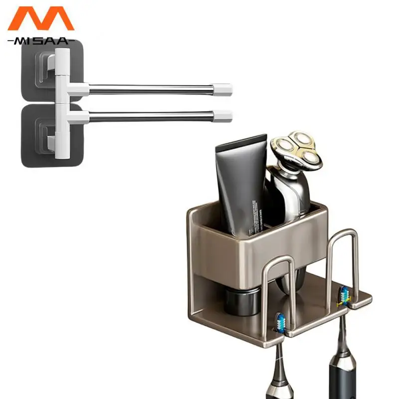 

Стеллаж для хранения металлического цвета, не нужно пробивать отверстия, экономит место, алюминиевая высококачественная и прочная стойка для полотенец для домашнего хранения