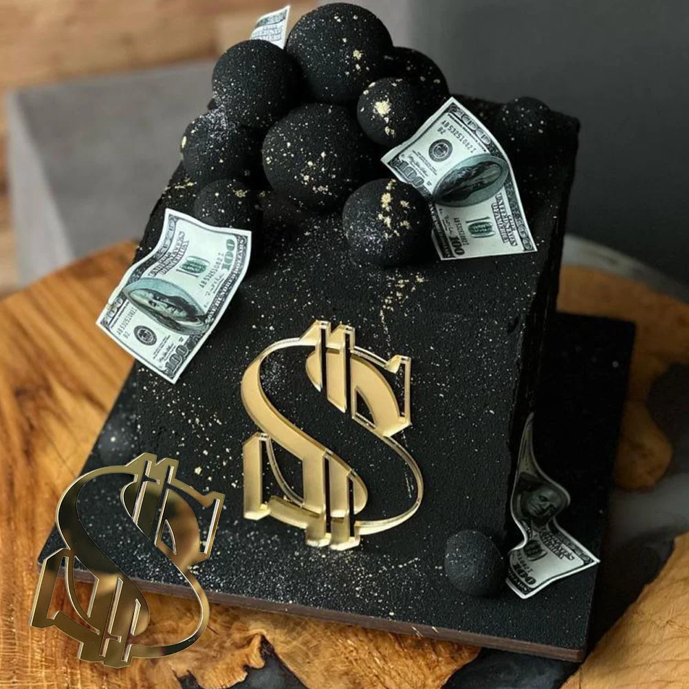 6 шт. Декор фруктовые торты долларовые кексы топперы место для установки реквизит