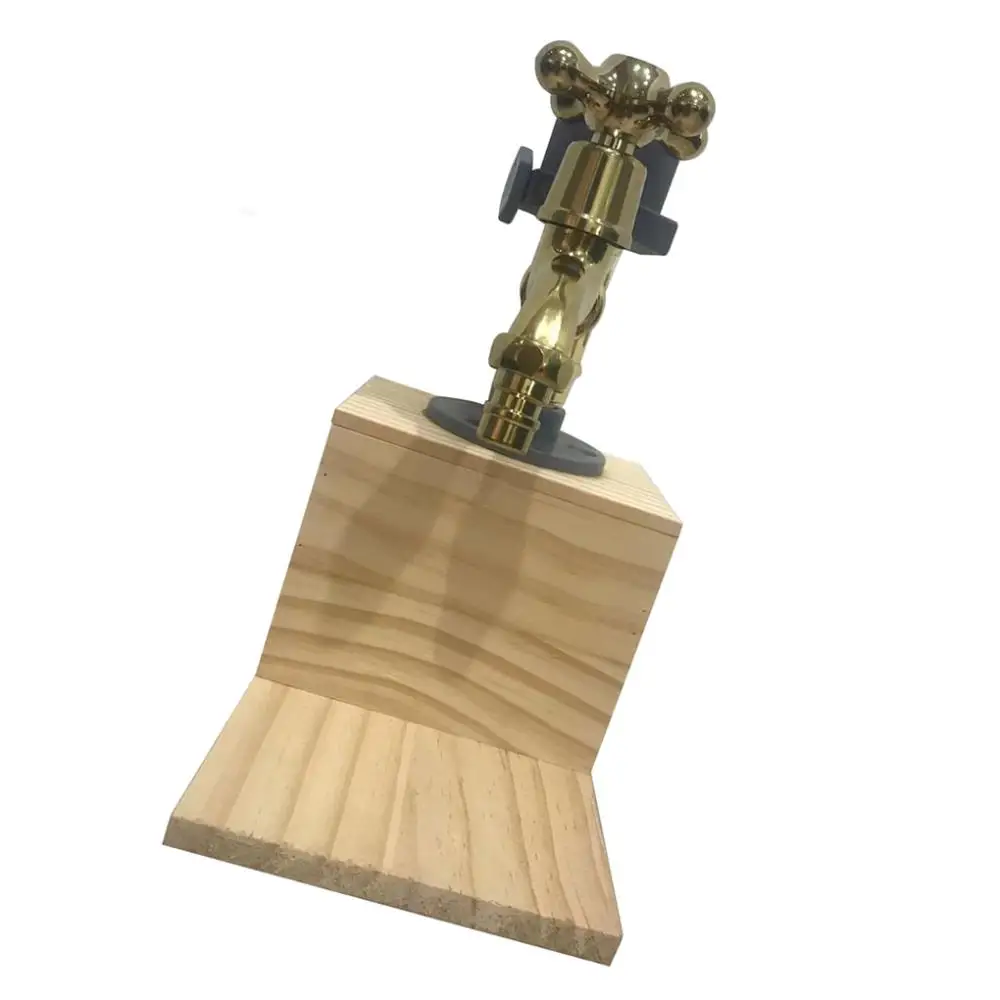 

Wooden Faucet Holder Wine Wood Dispenser Beverage Drink Water Whisky Beer Dispenser Rack For Party Dinners Bars Home Decoration