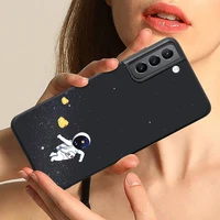 space astronaut planet case for samsung galaxy s21 s22 s20 s10 s9 plus ultra s20 fe s10e note 20 10 9 plus lite protection shell