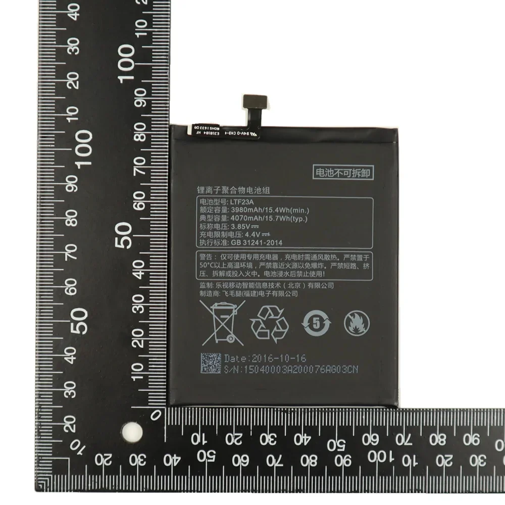 100% оригинальный аккумулятор хорошего качества Real LTF23A 4070 мАч для Letv LeEco Le Pro 3 X720 X722