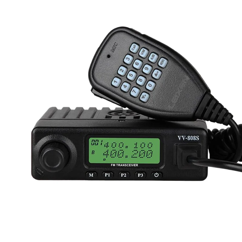 Фото Горячая распродажа 2022 года LEIXEN VV-808S Специальный однодиапазонный UHF/VHF автомобильный мобильный радиоприемник на большие расстояния с выходной мощностью 10 Вт и голосом №1