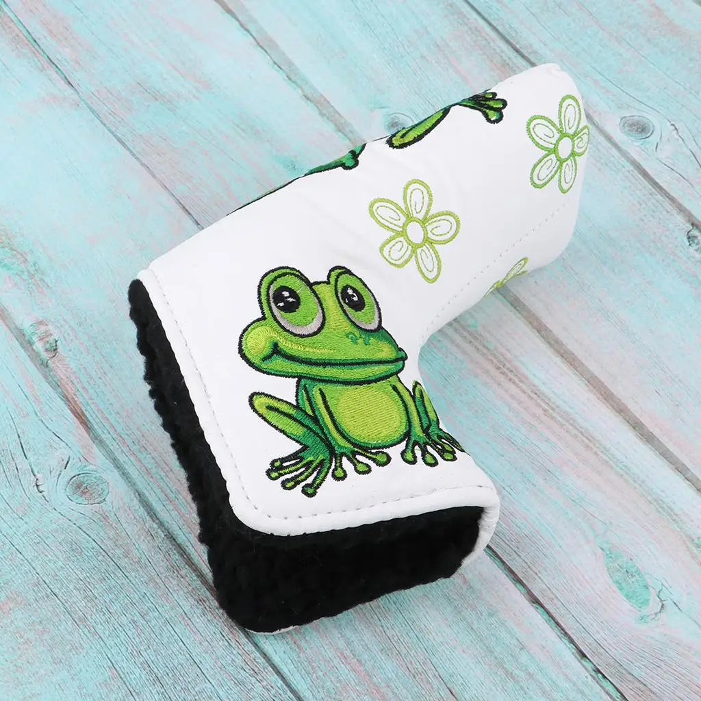 

Golf Putter Cover Frog Pattern Putter PU Head Protector Part