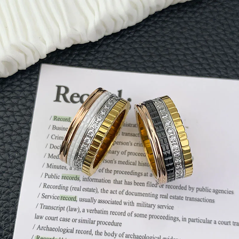 

French fashion luxury brand jewelry BOUCHERON Quatre Classique 925 Sterling Silver Rings