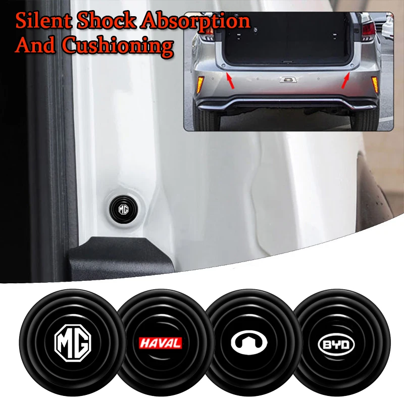 

10Pcs Car Logo Door Absorber Body Protection Sticker For Toyota Accessories Yaris Supra Chr Aygo Gt86 Verso Auris Corolla Camry