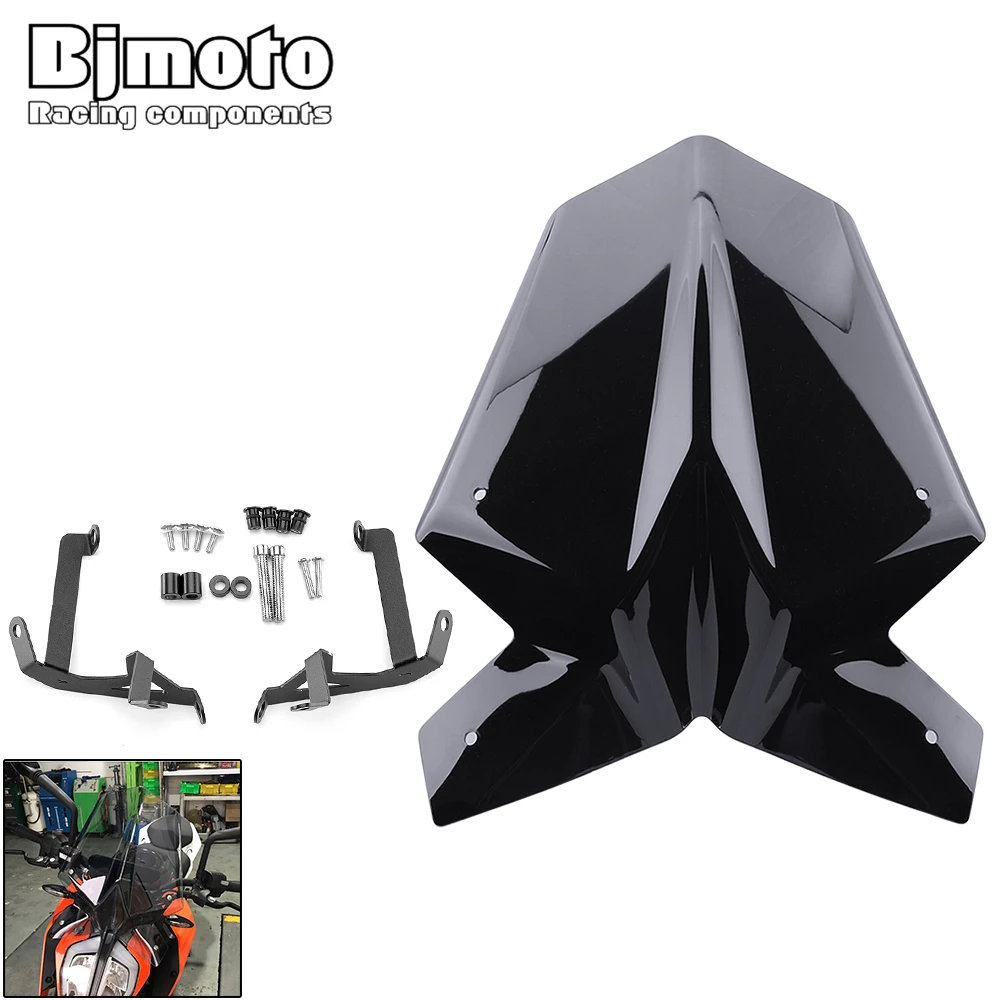 

Duke-390 Motorcycle Street Bike Windshield Windscreen For K-TM Duke 390 2017 2018 2019 2020 2021 2022 2023