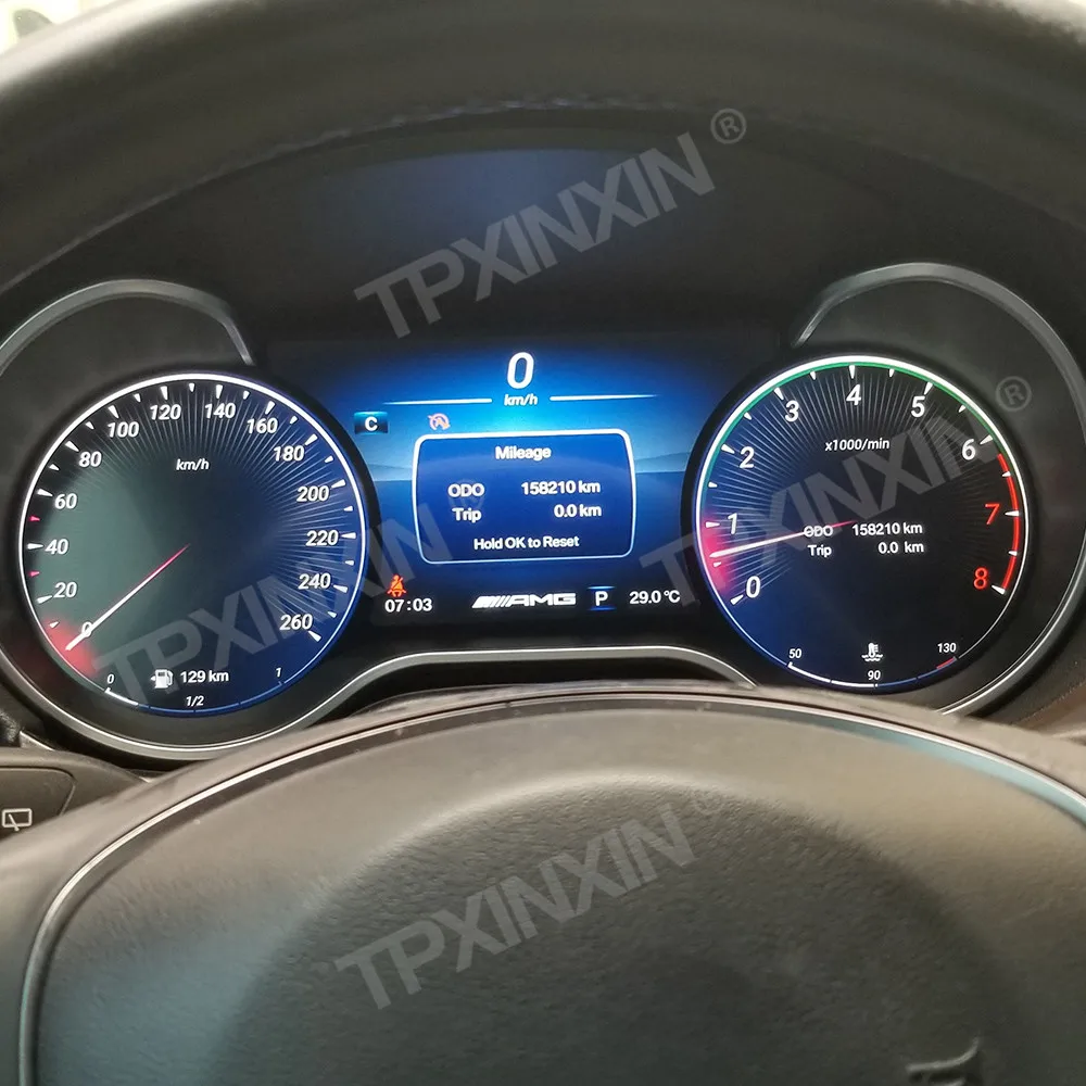 12 3 дюймовый для Mercedes Benz R Class 2006-2017 ЖК цифровой инструмент кластер умный одометр