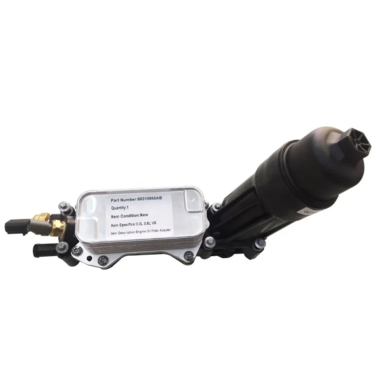 

Auto Engine Oil Filter Housing Adapter For Jeep Dodge Chrysler 200 300 Journey Wrangler Ram 3.6L V6 OEM 68310865AB