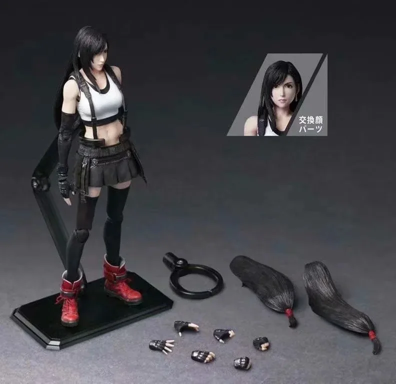 

25CM Final Fantasy Tifa Lockhart Joint Movable Figure Anime Figures Action Model Collection Cartoon Toys For Friends Gift