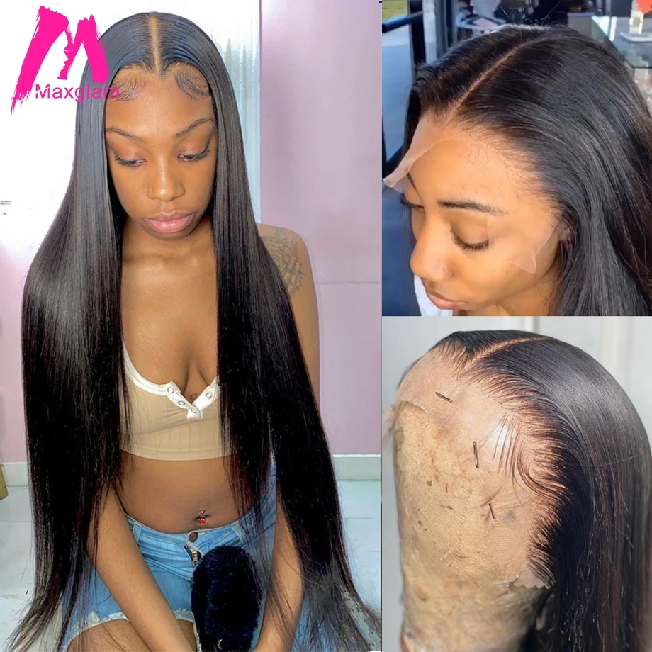 Straight Lace Front Wig 4x4 5x5 Lace Closure Wig 13x4 13x6 Lace Frontal Wig Brazilian 30 40 Inch Human Hair Wigs Hd For Women
