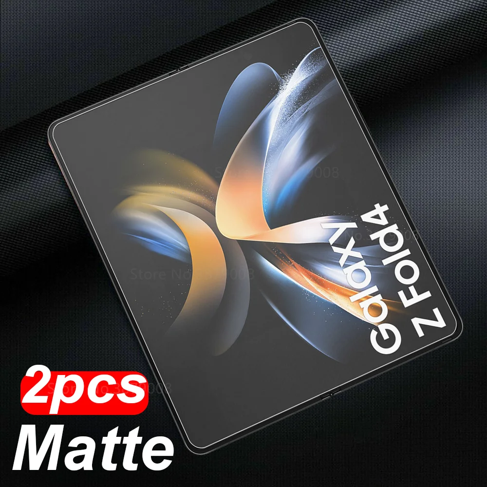 

2pcs Hydrogel Matte Film For Samsung Galaxy Z Fold4 zFold4 Folder Fold 4 5G Frosted Soft Protective Screen Protectors Not Glass