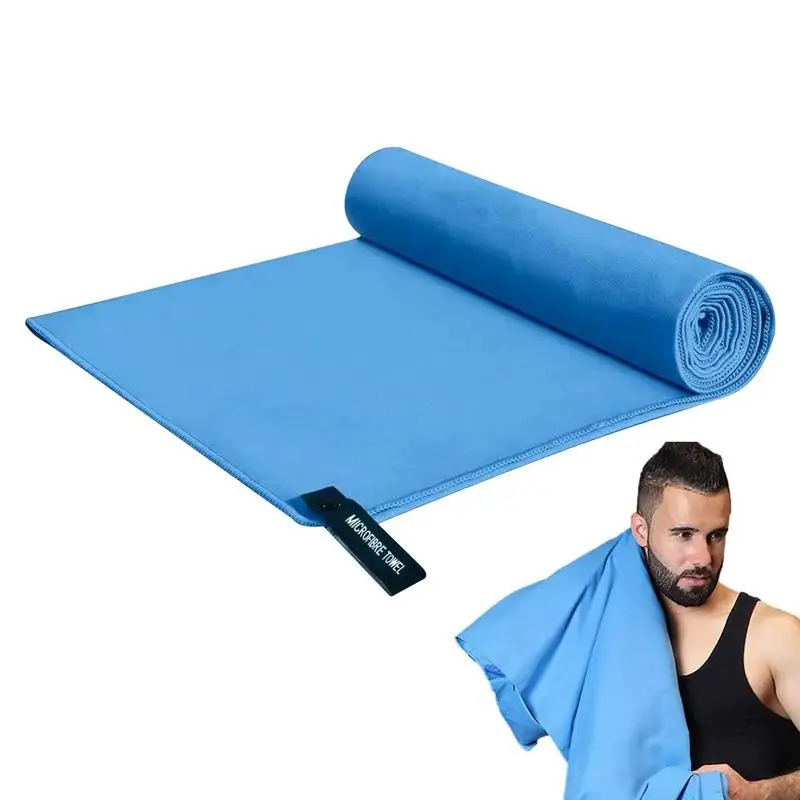 

Полотенце из микрофибры для занятий спортом, быстросохнущее и впитывающее полотенце для йоги, полотенце из микрофибры для спорта, купания, пляжа и