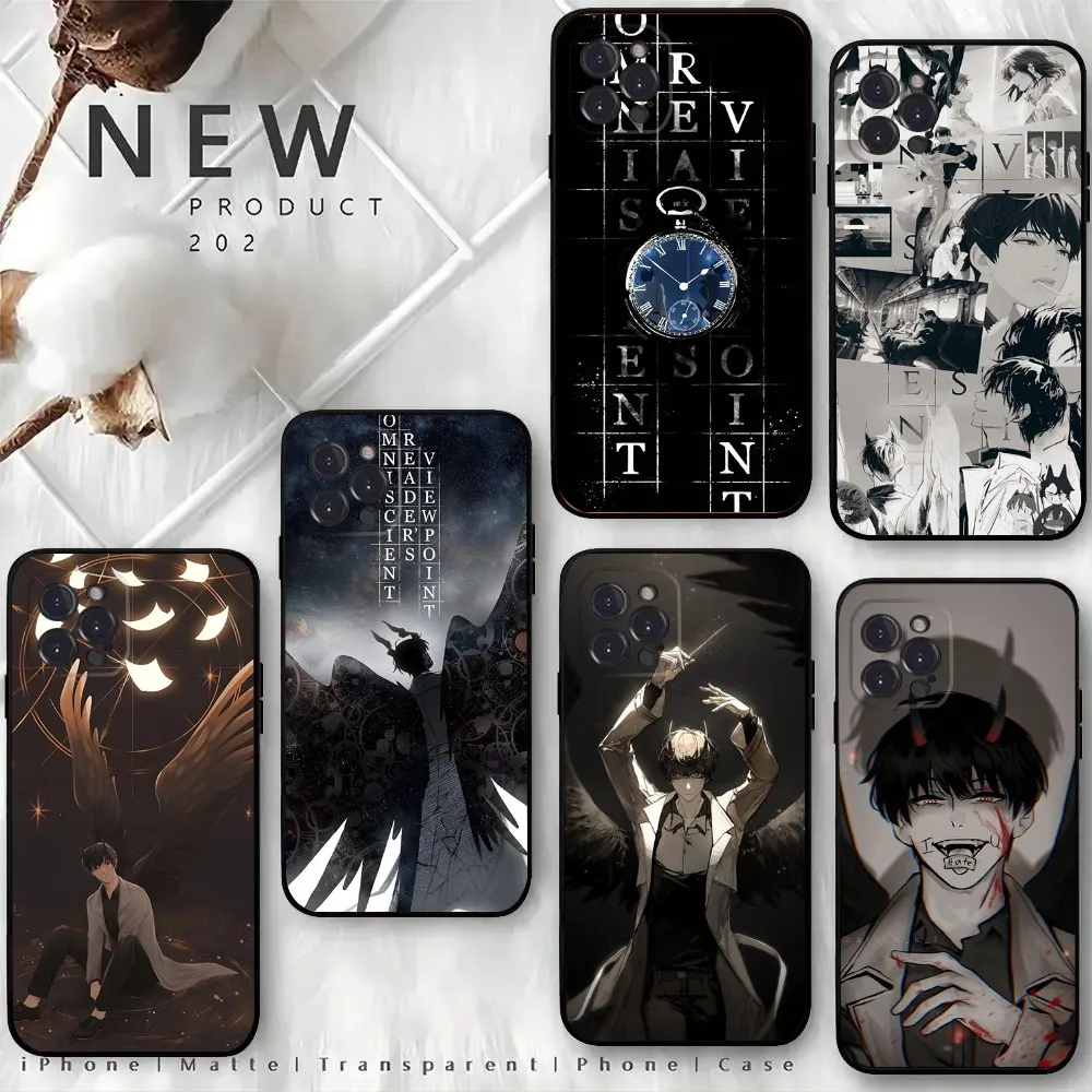 Чехол для телефона Omniscient Reader Viewpoint iPhone 16 15 14 13 12 Mini 11 Pro XR X XS MAX 7 8 Plus силиконовый