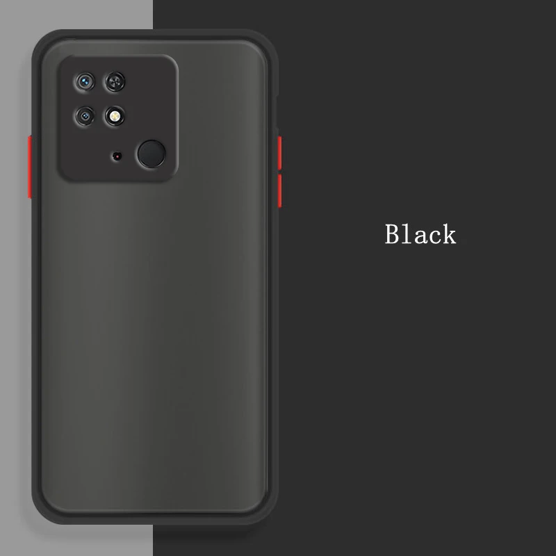 For Xiaomi Redmi 10C Case Redmi 9 9T 9A 9 10C Cover Silicone Matte Translucent Shockproof Bumper Case Redmi 10C Global 6.71 inch