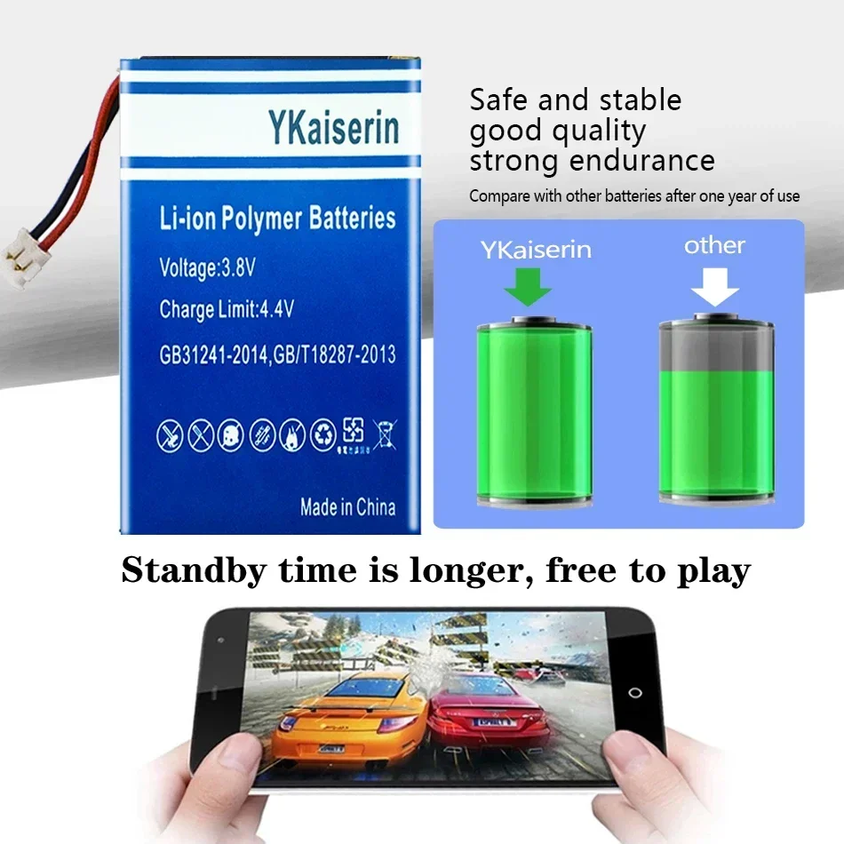 Аккумулятор ykaisсеребрин 800 мАч 361-00097-00 3610009700 для GARMIN Fenix 5 Fenix5 Batteria + трек-код