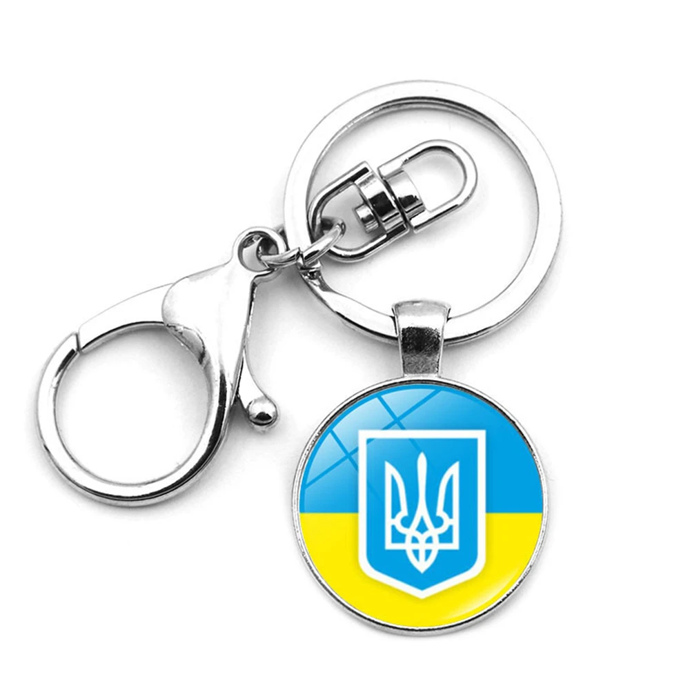 Разноцветные украинские кожаные Брелоки для ключей украинский Национальный