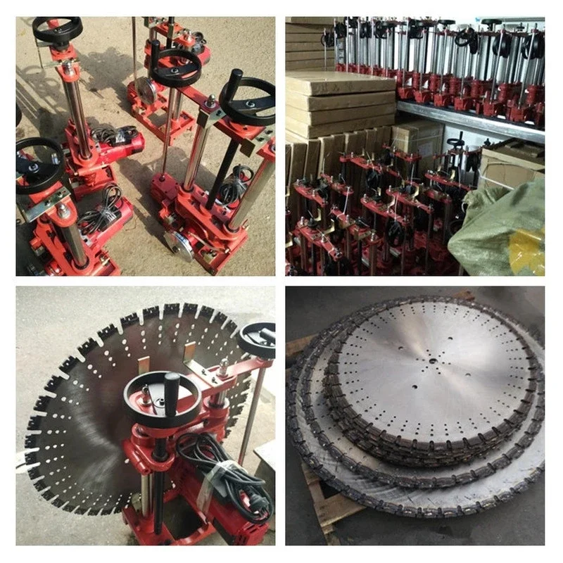 Беспроводная Алмазная настенная пила для бетона 420 мм